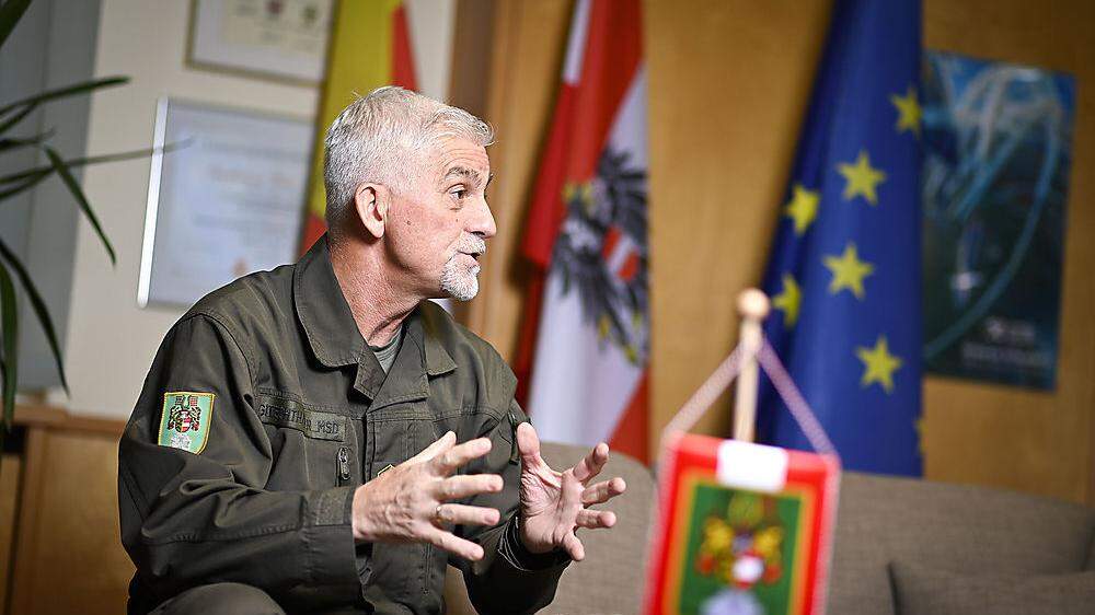 Gitschthaler ist seit 2012 Militärkommandant und will 2023 abtreten