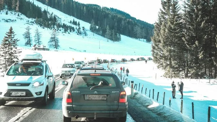 Bevor man überhaupt zum Teichalmsee kam, hieß es erstmal anstehen, denn mit bis zu 20min Wartezeit war zu rechnen.