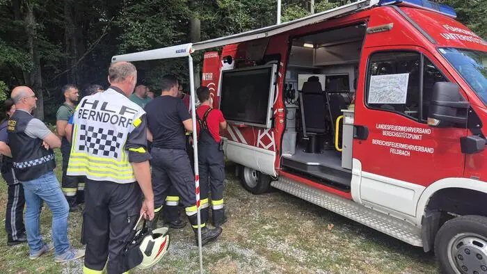 Ein älterer Mann wurde über über zwei Stunden lang gesucht