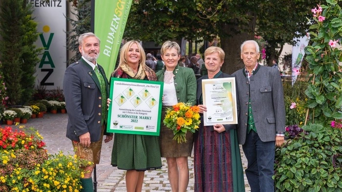 Heuer wurde Lannach bereits zum sechsten Mal in der Kategorie "Schönster Markt" ausgezeichnet