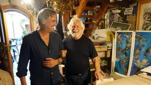 Stefan Maiwald und Künstler Dino Facchinetti  | „Forestieri“ Stefan Maiwald und „Patoco“ Dino Facchinetti 