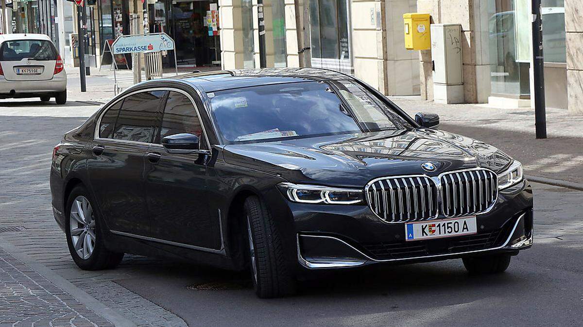 Ein BMW 745 Le xDrive ist der aktuelle Dienstwagen von Landeshauptmann Peter Kaiser