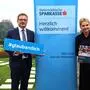 Klaus Domittner und Birgit Pucher präsentierten die Bilanz der Steiermärkischen Sparkasse