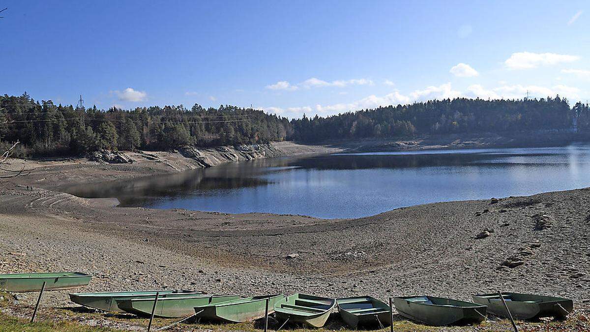 Der Wasserstand wird schrittweise um 22 Meter abgesenkt 