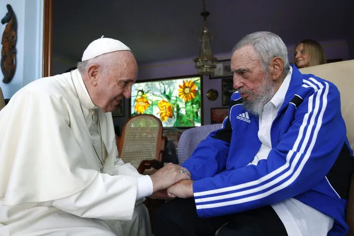 20. September 2015: Papst Franziskus zu Besuch bei Castro in Havanna