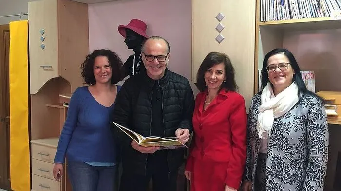 Eva Volkar (Menschen für Menschen), Heinz Mitteregger (Stadtmarketing), Obfrau Gertraud Peinhopf und Vermieterin und Unterstützerin Roswitha Wilhelme