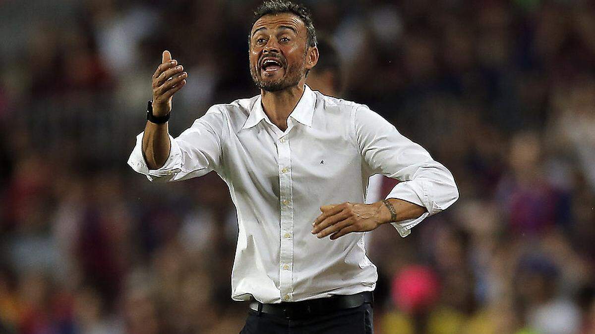 Barca-Coach Luis Enrique