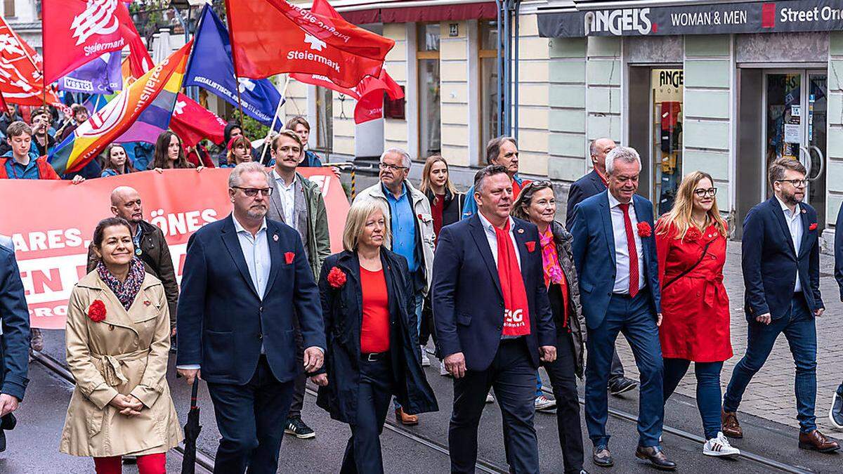 SPÖ marschiert durch Graz