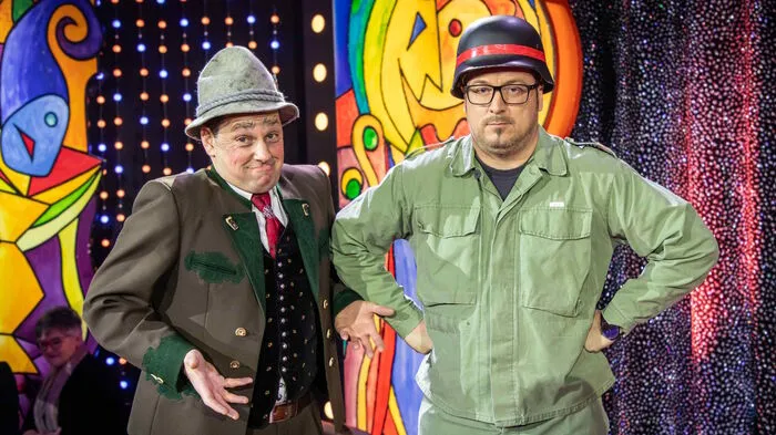 "Fockenbauer" Gunnar Zechner und Peter Michael Kowal, aus "Narrisch guat" bekannt und dieses Jahr Ehrengäste beim Sommerkabarett in Bad Gleichenberg