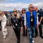 Robert Geiss, Carmen Geiss, Shania Geiss and Davina Geiss grille de depart, starting grid during the 2024 Berlin ePrix, 7th meeting of the 2023-24 ABB FIA Formula E World Championship, WM, Weltmeisterschaft on the Tempelhof Airport Street Circuit from May 10 to 12, 2024 in Berlin, Germany - 2024 FORMULA E BERLIN ePRIX DPPI/Panoramic PUBLICATIONxNOTxINxFRAxBEL 03424010_GH_01676