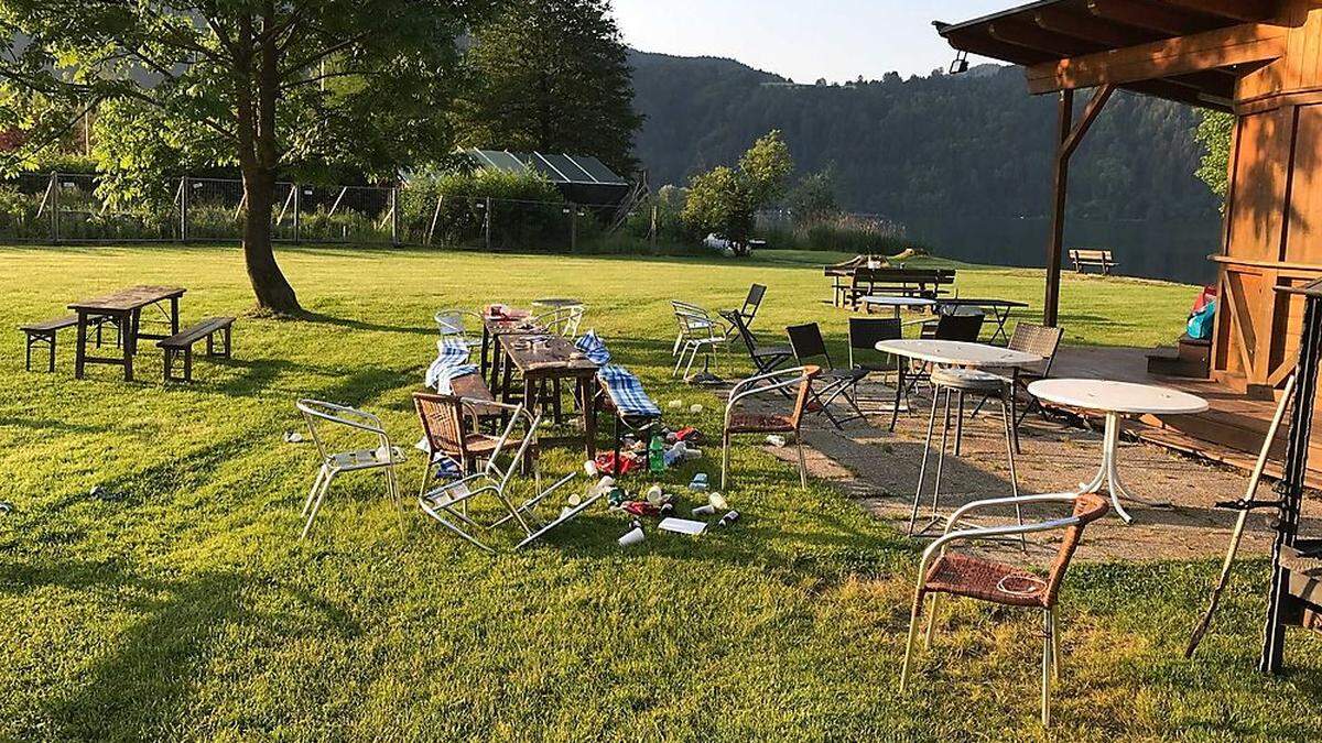 Chaos und Schrecken richtete ein 57-Jähriger auf diesem Campingplatz an