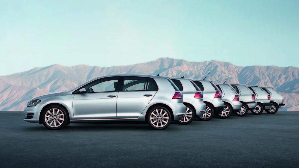 Der VW Golf führt seit 40 Jahren die Zulassungsstatistik in Österreich an