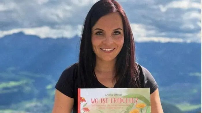 Andrea Schwab mit ihrem ersten Kinderbuch „Wo ist Fridolin?“
