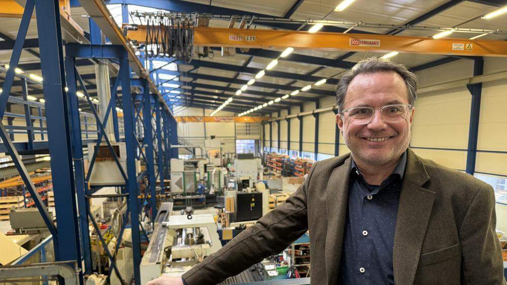Hannes Hundegger hat mit seinem Freund Wolfgang Auf die Heinz Ehgartner GmbH in Leoben-Donawitz gekauft und leitet sie als Geschäftsführer