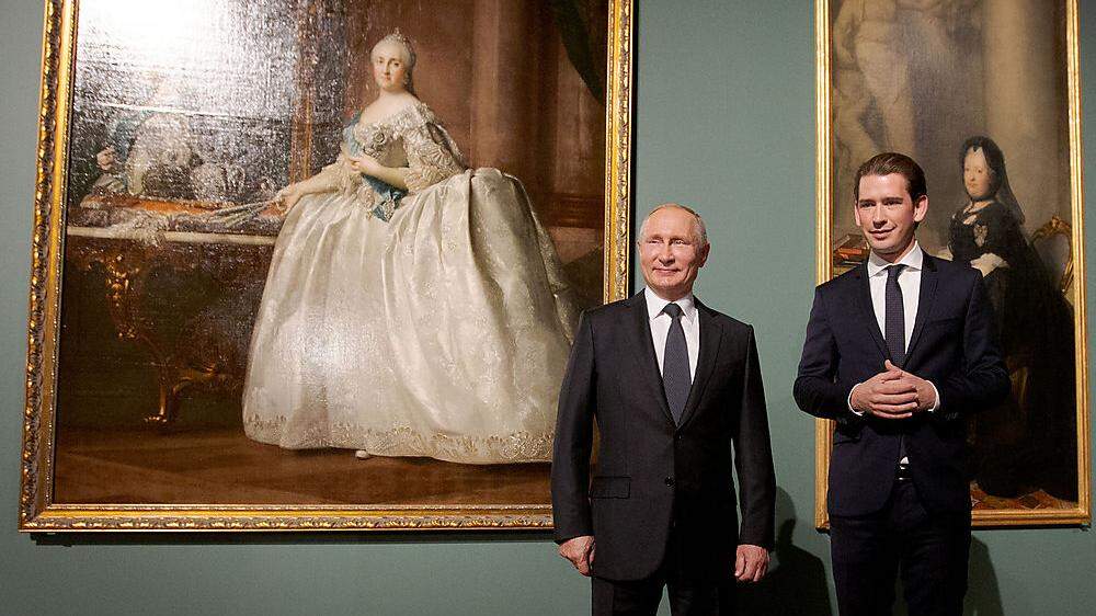 Sebastian Kurz war Mittwochabend in St. Petersburg bei Wladimir Putin