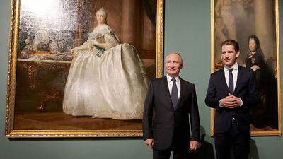 Sebastian Kurz war Mittwochabend in St. Petersburg bei Wladimir Putin