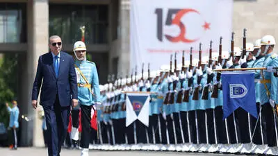 Erdoğan bei einer Gedenkveranstaltung zum 15. Juli 2016 