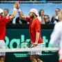 Jürgen Melzer (links) und Oliver Marach klatschen ab