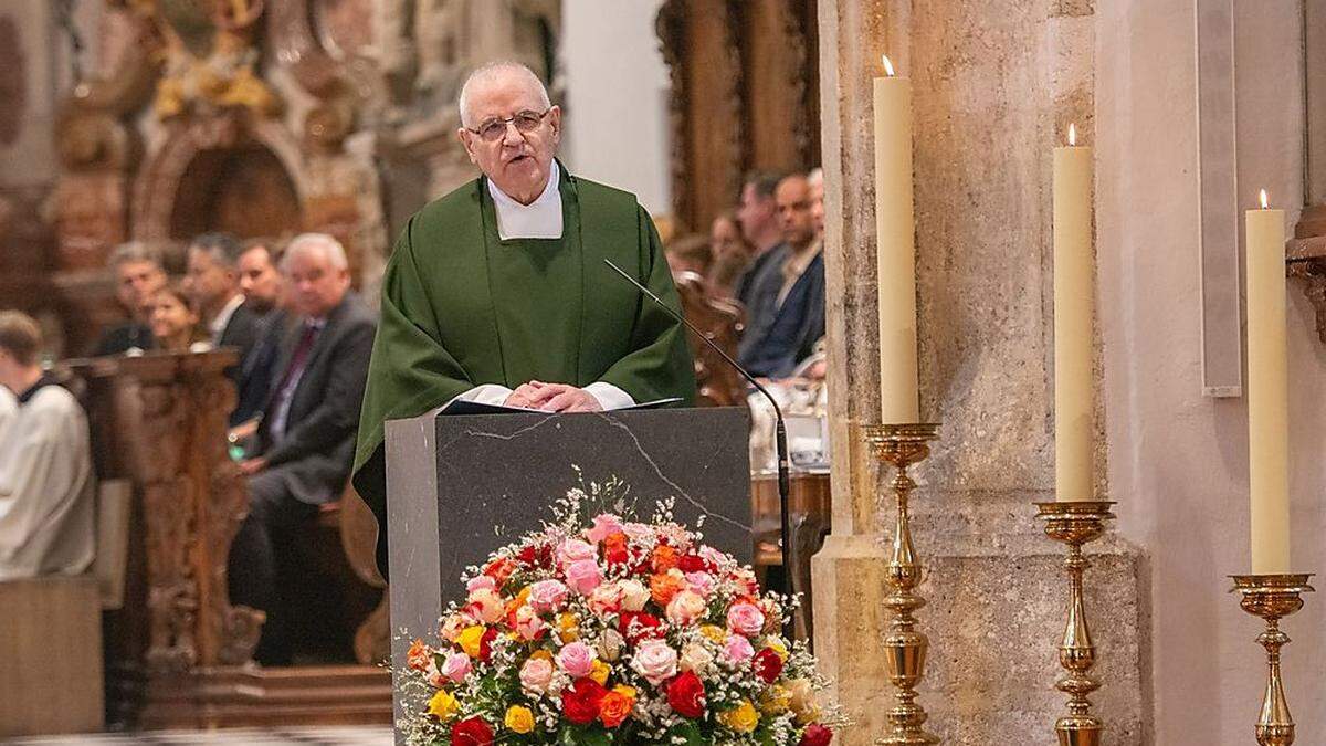 Dank an die Jahre als Dompfarrer in Graz: Heinrich Schnuderl (79)