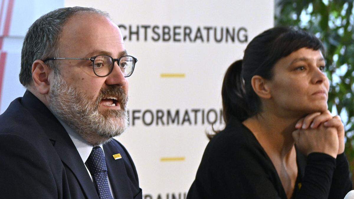 Dieter Schindlauer und Caroline Kerschbaumer von Zara