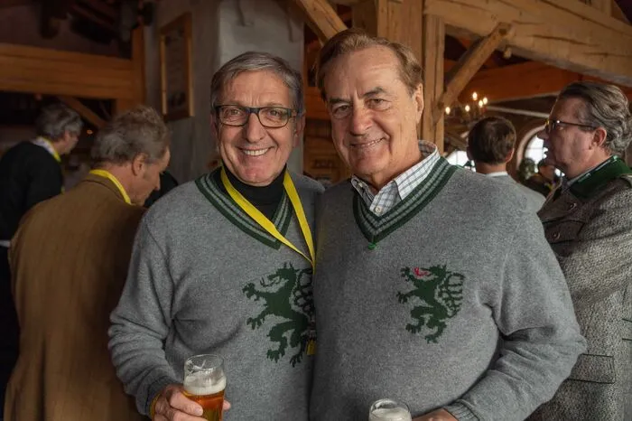 WK-Präsident Josef Herk und Rudi Roth im Partnerlook