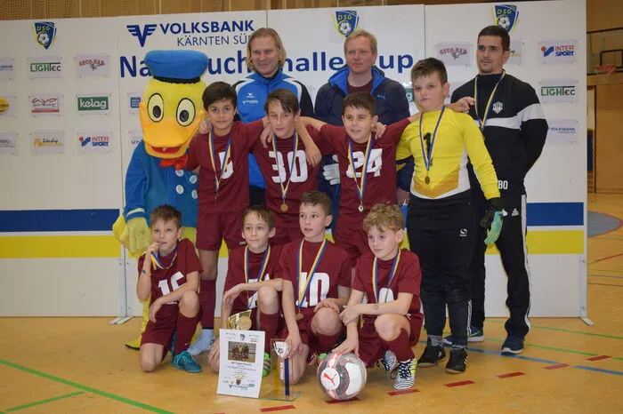 U10, Sieger, Volksbank-Nachwuchshallencup DSG Ferlach