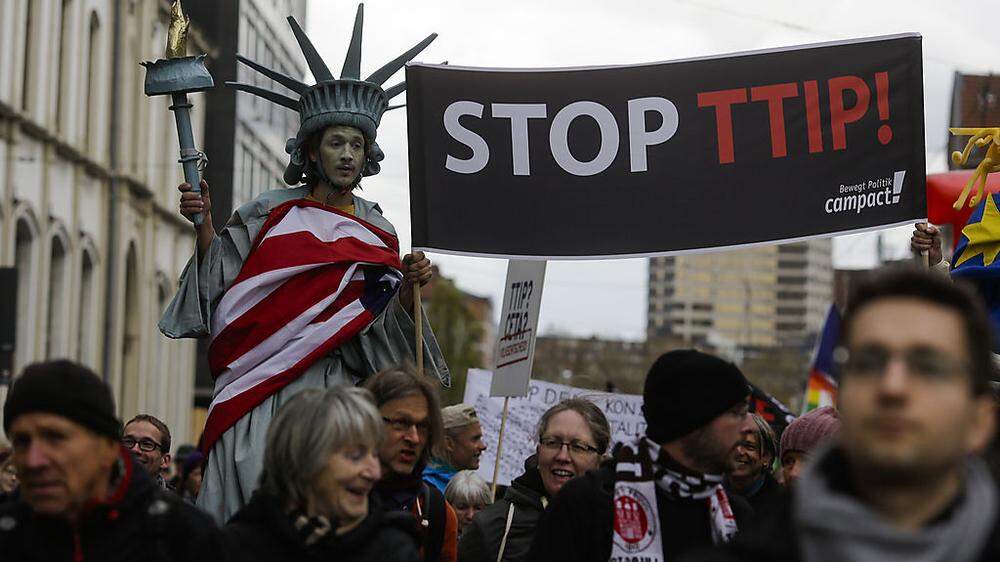 Die Proteste gegen TTIP reißen nicht ab