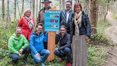 Am Dienstag wurde der Archäologie-Pfad eröffnet