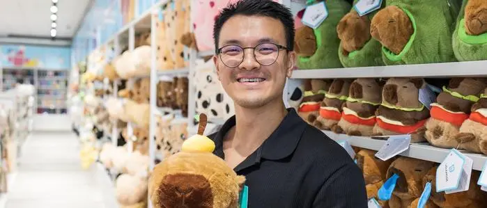 Tim Hu leitet das Geschäft