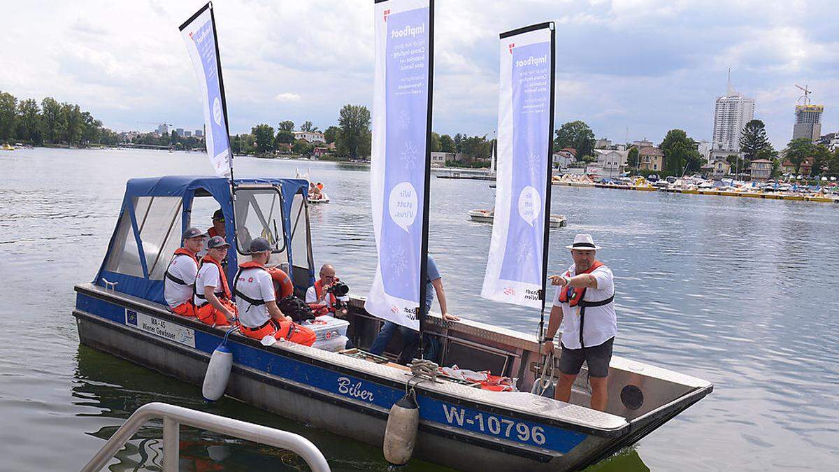 &quot;Überall, wo Menschen im Sommer sind&quot; möchten die NEOS Impfstationen - wie etwa auf der Alten Donau in Wien