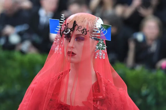 Bei einem Auftritt am 1. Mai im New Yorker Metropolitan Museum erschien Perry mit seltsamen Haarschmuck. Es war ein Hinweis auf ihr am 9. Juni erscheinendes Album "Witness".
