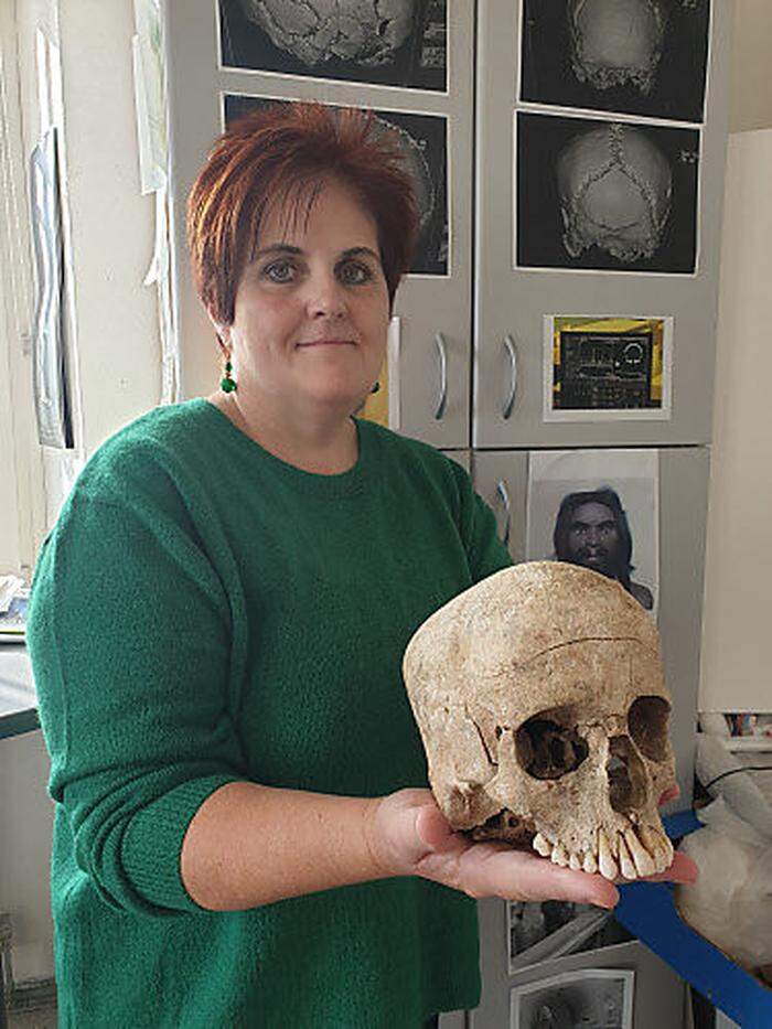 Sie hat einen 8800 Jahre alten Mordfall aufgeklärt: Silvia Renhart
