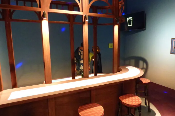 Pub-Interieur bei den Briten