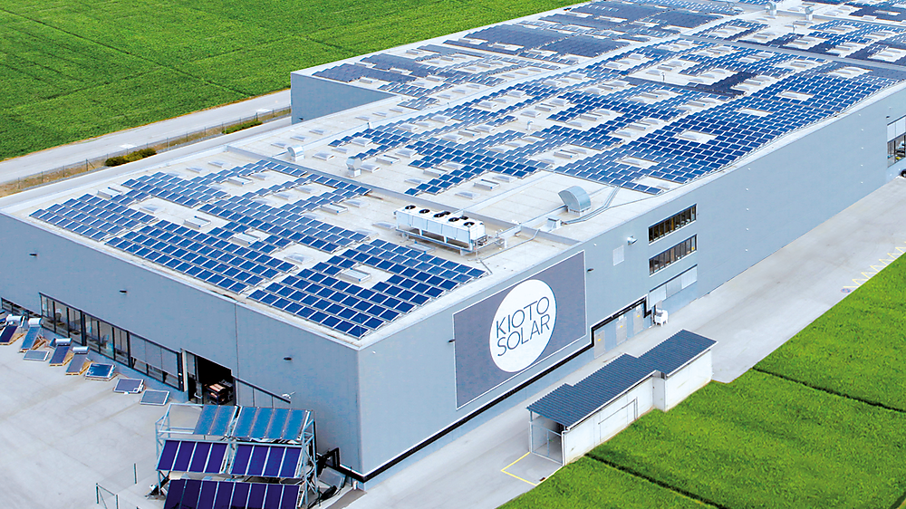 Bei Kioto Photovoltaics in St. Veit wird eine neue Produktionslinie aufgebaut 