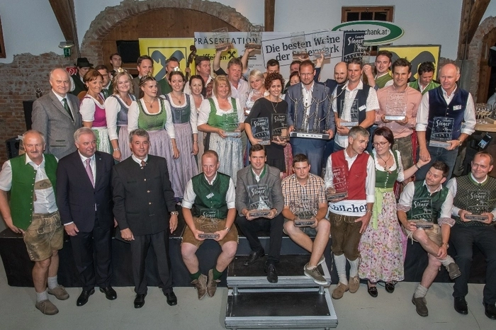Am Donnerstag wurden in der Seifenfabrik Graz alle Finalweine der Landesweinbewertung Steiermark zur Verkostung gereicht, bis abends in einem Festakt die Sieger präsentiert wurden. 