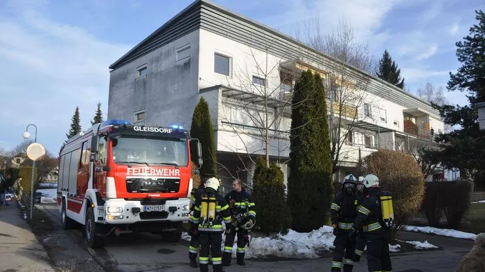 Am Freitag (9. März) brach in einer Wohnsiedlung in Gleisdorf ein Brand aus.