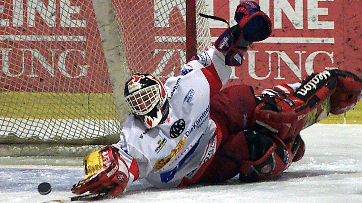 Michael Puschacher stand viele Jahre im Tor des KAC