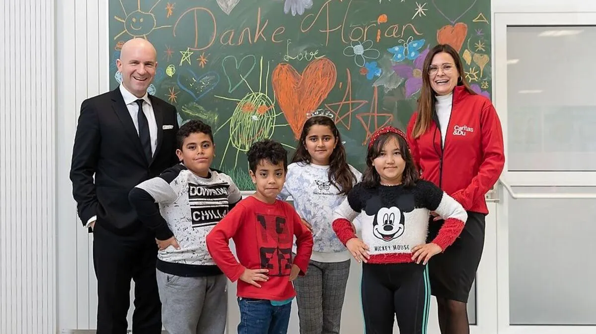 Florian Koschat zu Besuch im Lerncafé