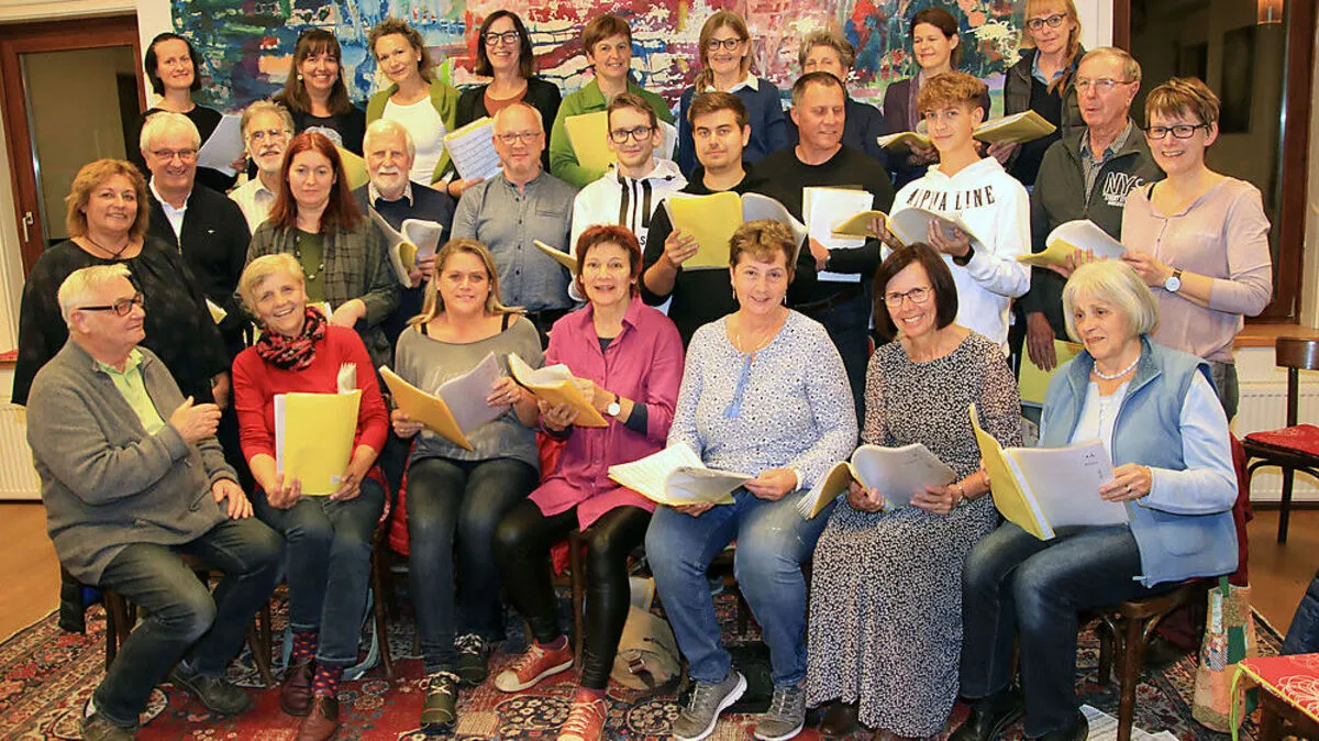 Der Hafner-Chor Maria Lankowitz probt immer montags um 19.30 Uhr in der villahafner