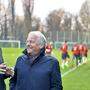 Bundespräsident Alexander van der Bellen (links) mit ÖFB-Präsident Leo Windtner