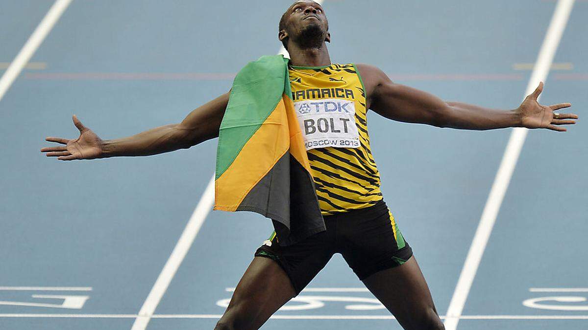 Usain Bolt war auch ein perfekter Showman