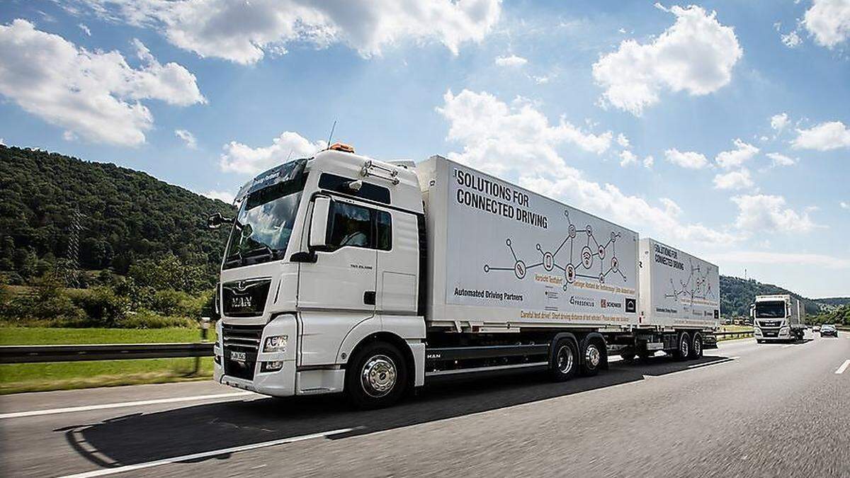 Die Zukunft: DB Schenker schickt digital vernetzte Lkw auf die Straße