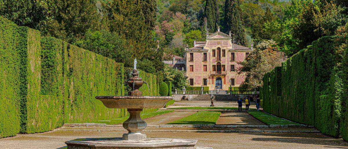 Die Villa Barbarigo mit dem Garten von Valsanzibio
