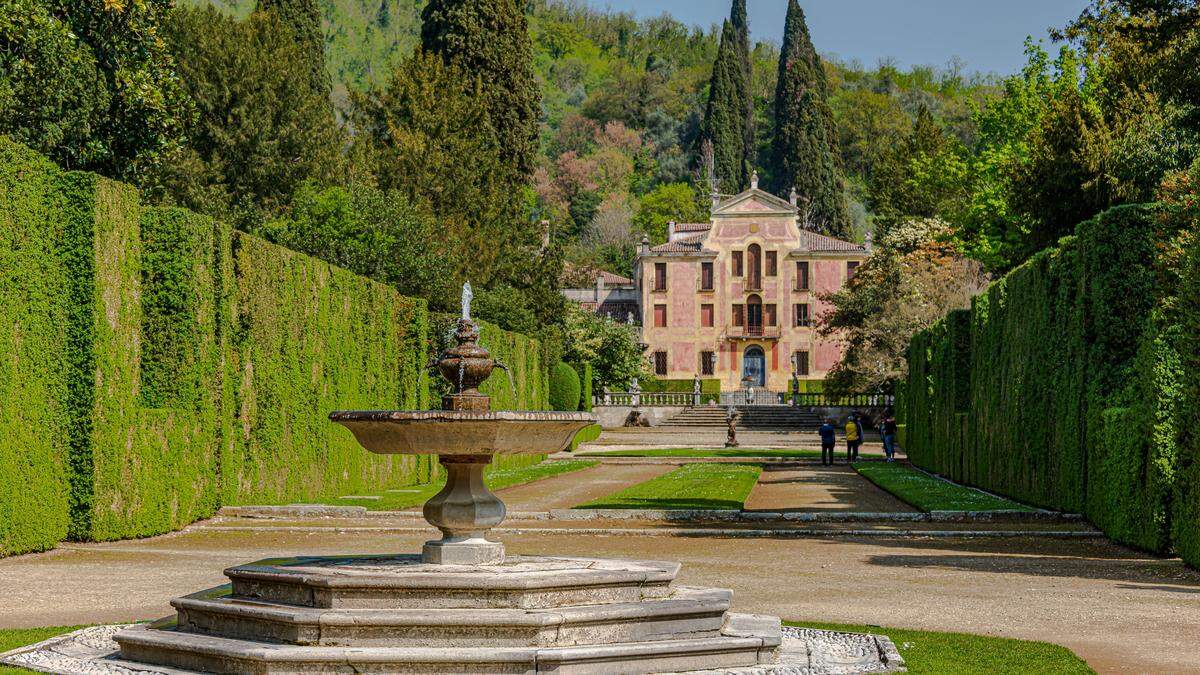 Die Villa Barbarigo mit dem Garten von Valsanzibio