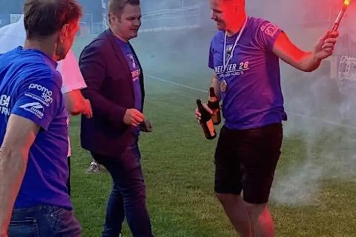 Vor zahlreichen Fans, Funktionären und Ehrengästen wurde die erfolgreiche Saison noch einmal gebührend gefeiert.