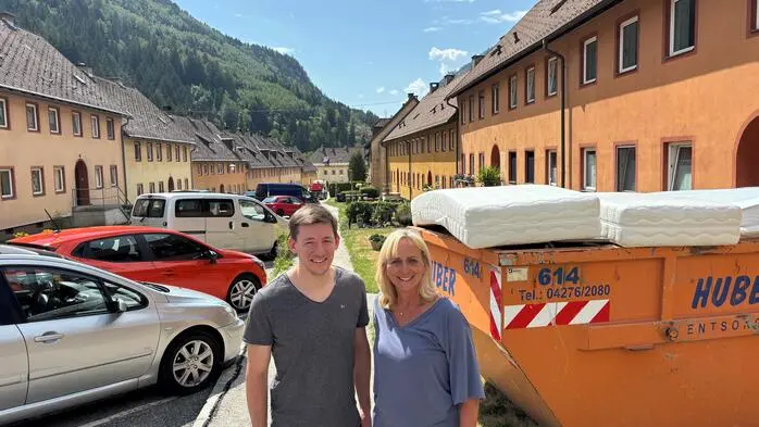 Bürgermeister Armin Egger und Vizebürgermeisterin Melanie Golob