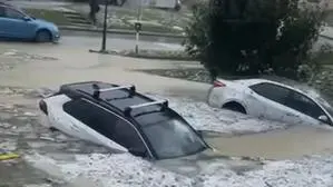 Überschwemmung in Novo Mesto | Schwere Unwetter in Slowenien