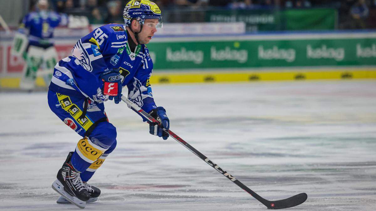 Mark Katic traf in Innsbruck erstmals für die Villacher Adler