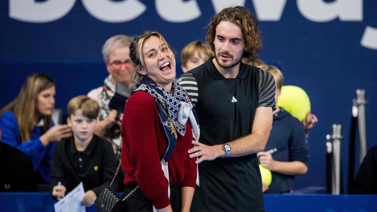 Die Spanierin Paula Badosa und der Grieche Stefanos Tsitsipas