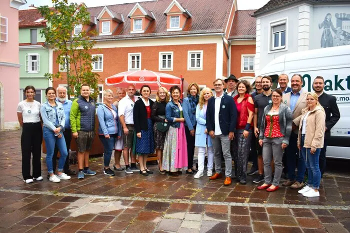 Für schmackhafte und hochwertige Lebensmittel in der Region - alle Beteiligten an der Marke 'Moakt'.